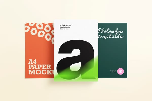 Brand A4 Paper Mockup