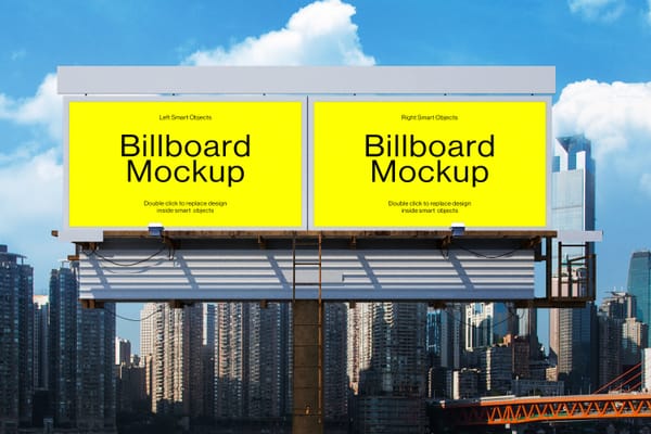 City Billboard Mockup