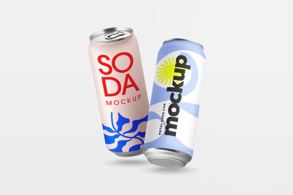 Soda Can Mockup