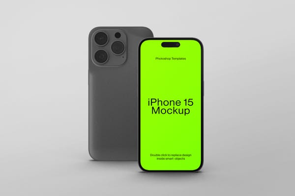 iPhone 15 Mockup